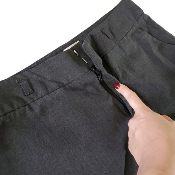 Old Navy | Just Below Waist Stretch Dark Gray Trousers - Picture 3 of 6